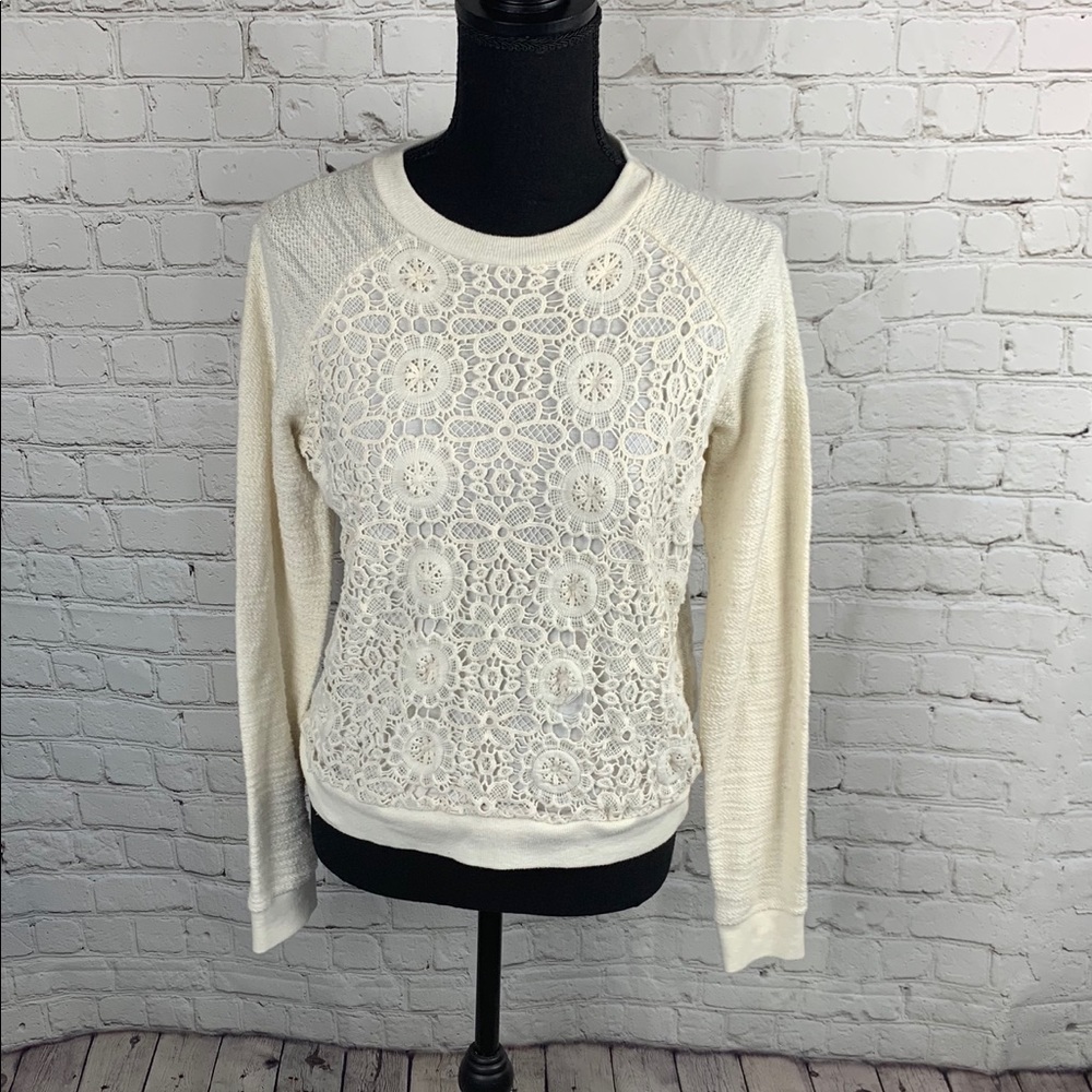 Forver21 beige sweatshirt sweater